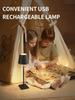 LED Table Lamp Portable touch Desk Lamp Rechargeable Vintage Lamp for Restaurant Bedroom BarsCamping Coffee Shop Night Light
