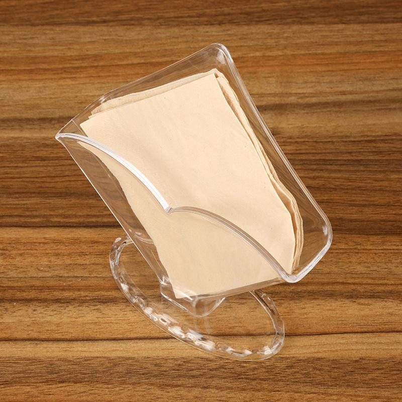 Acryl Taschentuchhalter Vertikal Transparent Kommerzieller Taschentuchspender Restaurant & Hotel Serviettenhalter