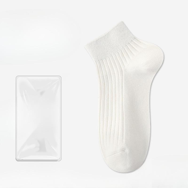 Female Spring and Summer Thin Cotton Sweat Absorbing Deodorizing Non Slip Breathable Socks