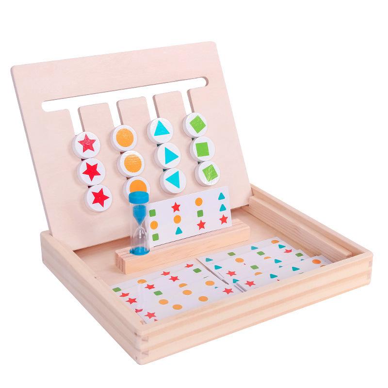 Colorful Logic Game Toys for Early Childhood Brain Development (Ages 2-6)