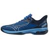 Mizuno Wave Exceed Tour 5 CC Comfortable Slip Resistant Durable Low Top Tennis Shoes Unisex Sneaker Blue White 61GC227426