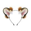 Furry Plush Tiger Ear Headband for Halloween Anime Maid Hairhoop Roleplaying Game Character Hairdband for Photography