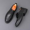 Zapatos de vestir para hombre, zapatos de hombre, zapatos de boda de cuero de marca de lujo, zapatos formales Oxfords para hombre
