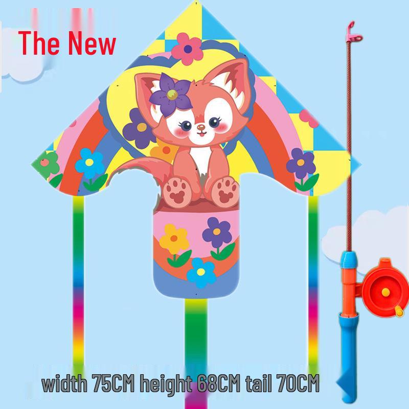 Weifang Traditional Handmade Fishing Rod Kite: Easy-to-Fly Outdoor Parent-Child Fun Kite for Adults & Children