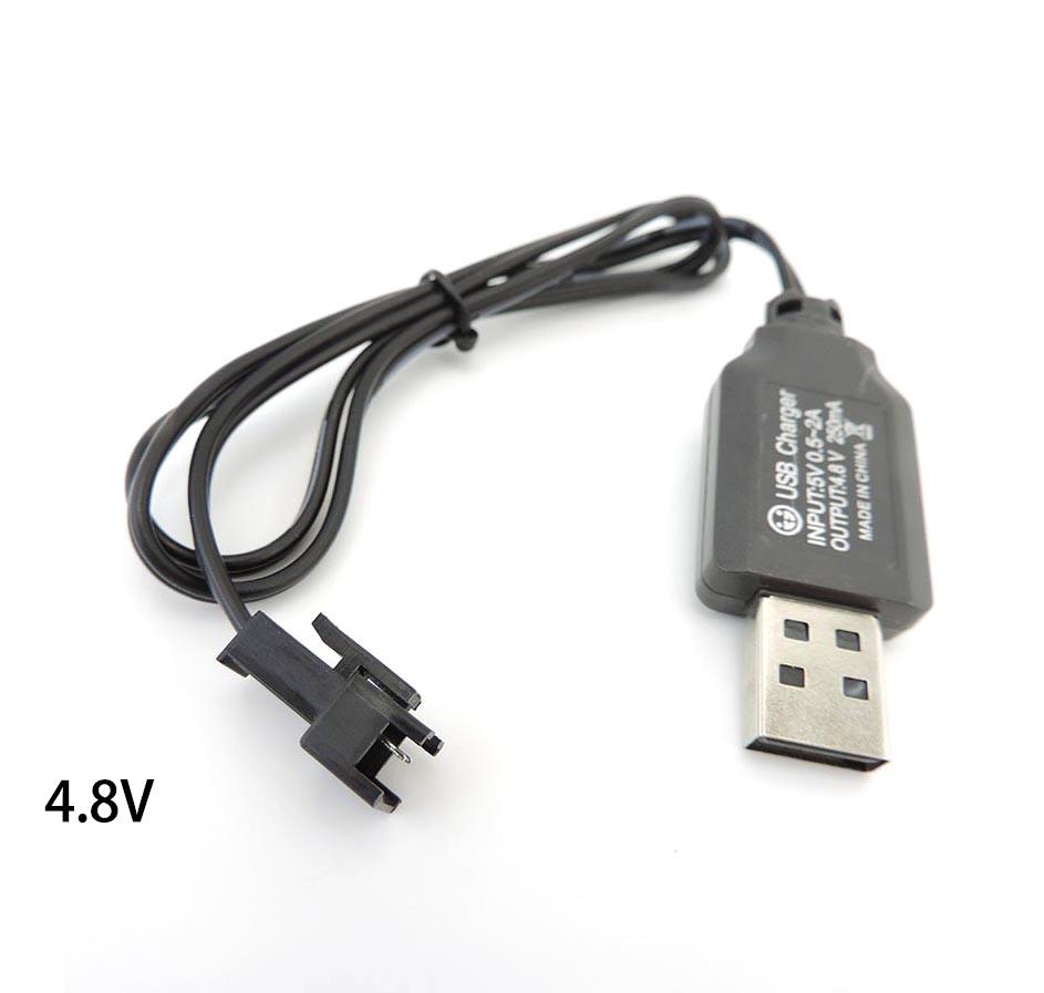 5 V bis 3,6 V 3,7 V 3,8 V 250 mA NiMh/NiCd-Akku USB-Ladekabel SM 2P Vorwärtsstecker für ferngesteuertes Auto USB-Ladegerät Spielzeug