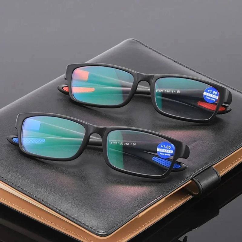 Reading Glasses for Men and Women Sports Anti-blue Light Eyewear TR90 Frame Presbyopia Eyeglasses +1.0 To +4.0