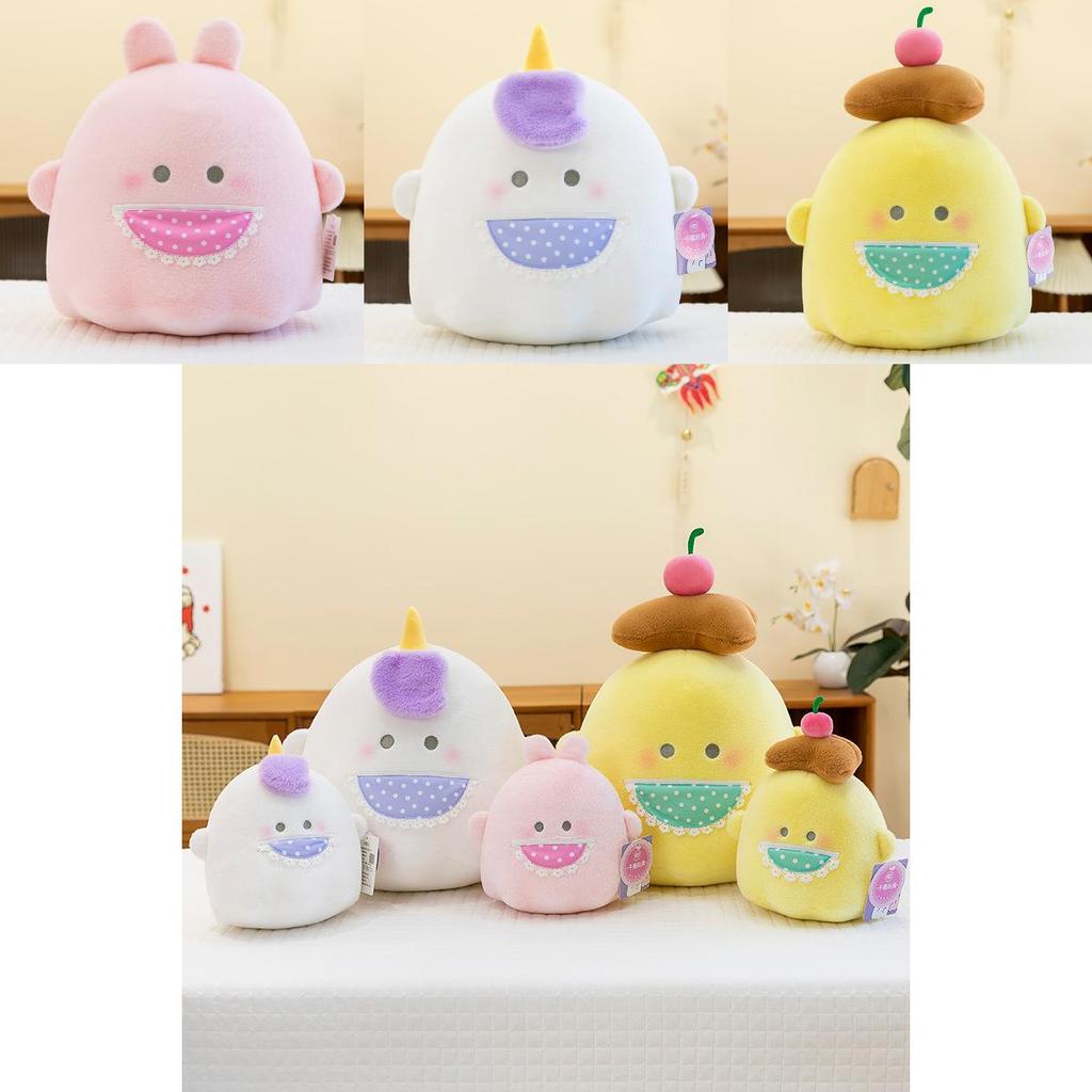 Adorable Plush Toy Doll Cute Pudding Bunny Unicorn Soft Cuddly Pillow For Kids