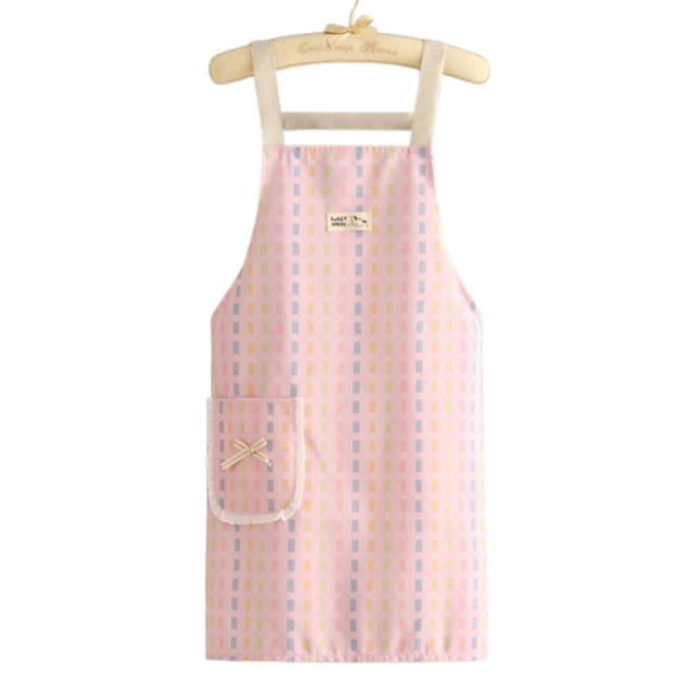 Breathable Long Sleeve Apron Protective Suspender Work Dress Cleaning Apron  Restaurant Use