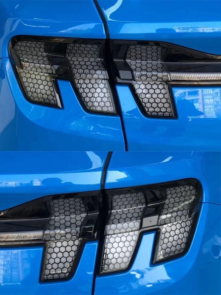 Samolepka na zadní světlo pro Ford Mustang Mach-E Elektrické zadní světlo Voštinová buněčná dekorativní lampa Příslušenství pro úpravu auta