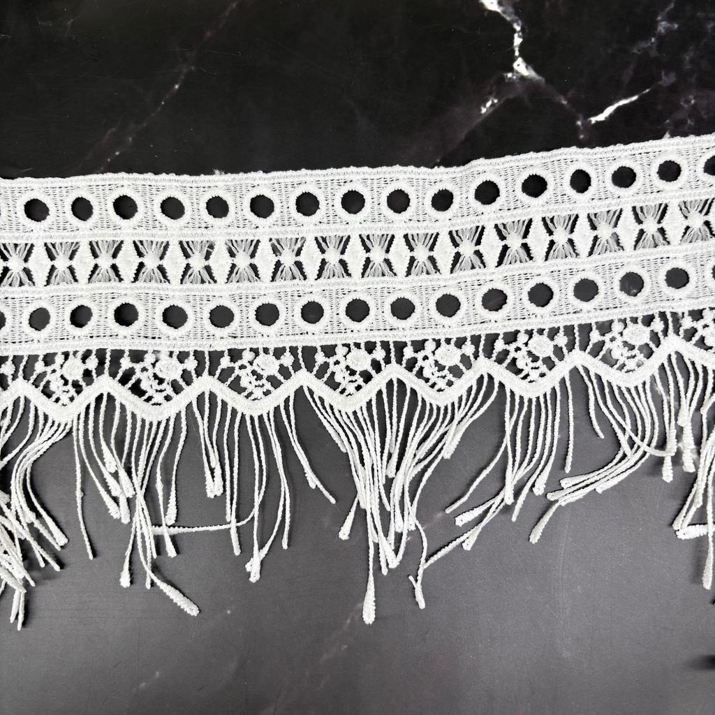 Water-Soluble Lace Milk Silk Embroidered Lace, Dress Women'S Clothing Children'S Clothing Hem Hollow Decoration