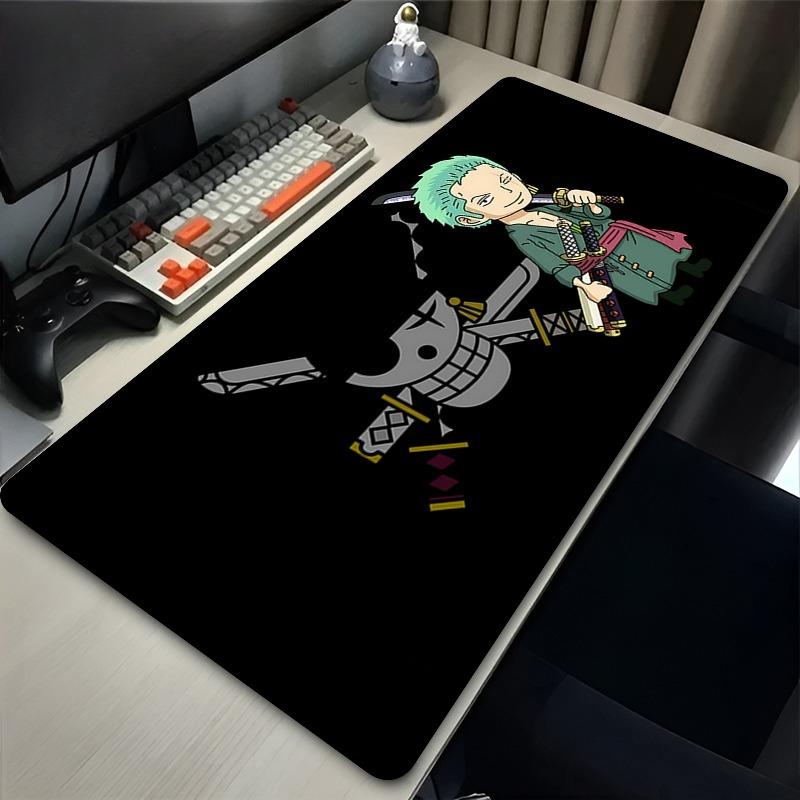 Nami and Straw Hat Pirates Jolly Roger Large Gaming Mouse Pad Waterproof Nonslip