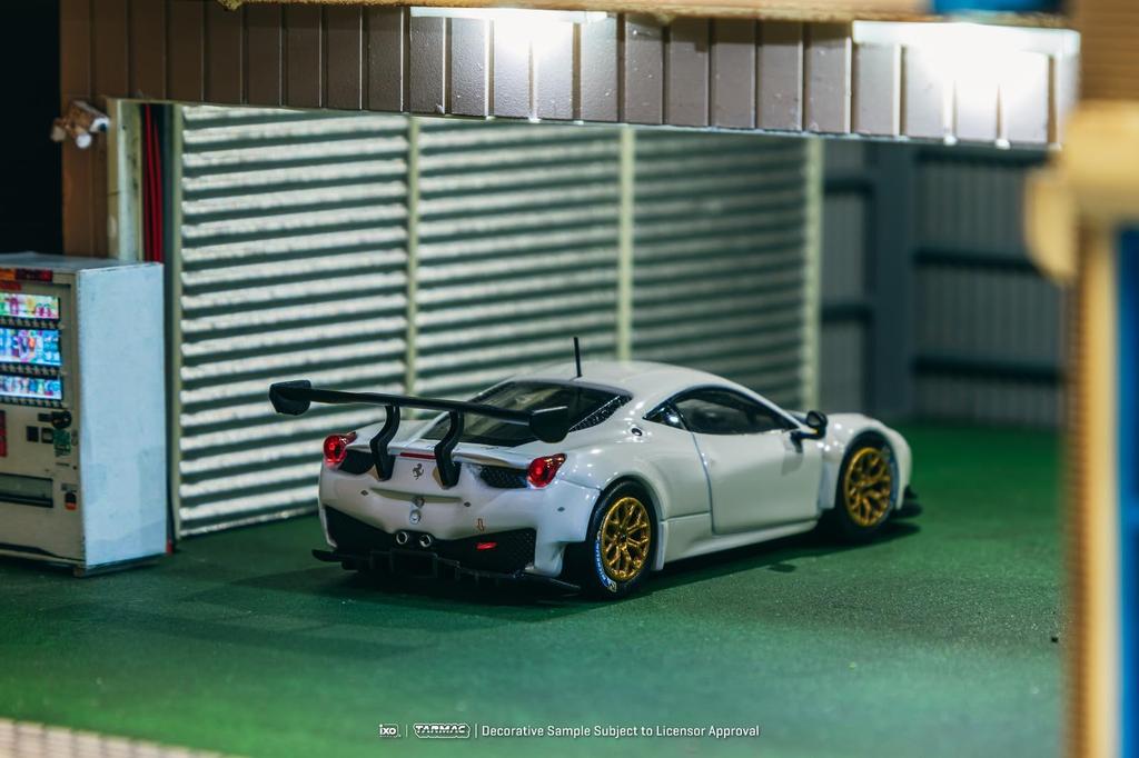TARMACWORKS Ferrari 458 Italia GT3 White Completed Product 1/64 T64R-074-WH
