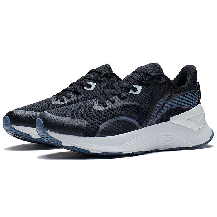 Li Ning Yue Ying 1.0 Ultra Light Breathable Low Top Running Shoes Women sneakers Black White ARHS028-2