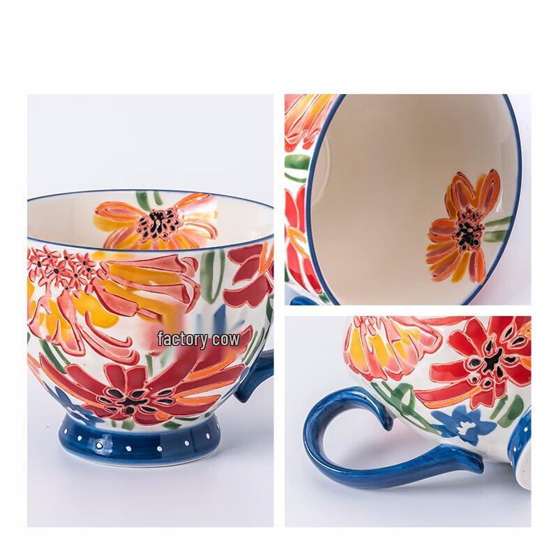 JOYYE Flower Wish Ceramic Mug