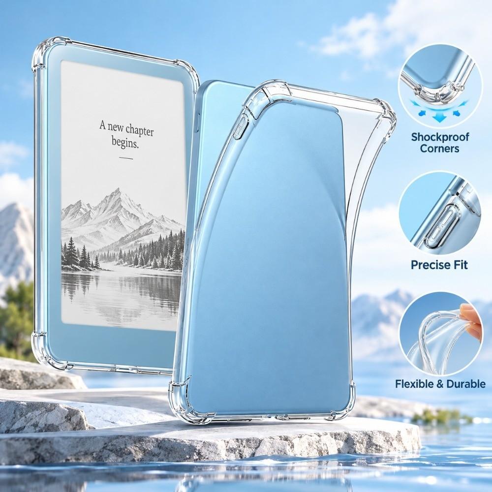 Reinforced Corner Clear Protective Case Drop Resistance Protective Shell for Kindle 2026/12th Gen