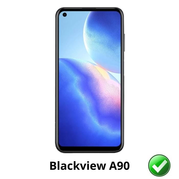 Screen Protector - Phonillico - Blackview A90 - Pack of 2 - Ultra Thin - Scratch Resistant