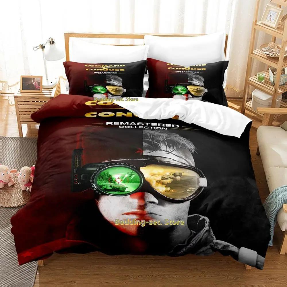 Command And Conquer 3 Bedding Set Single Twin Full Queen King Size Bed Set Adult Kid Bedroom Duvetcover Sets