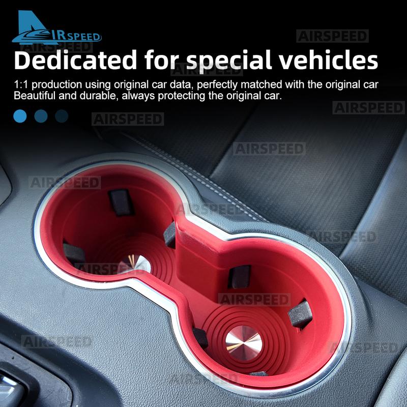 For Ford Mustang S650 GT Dark Horse EcoBoost 2024 2025 2026 2027 Car Central Cup Holder Silicone Non-Slip Center Control Storage