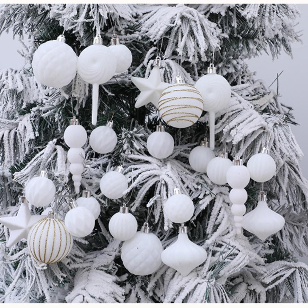 Decorative Hanging Balls Holiday Decorations Unique Aesthetic Christmas Ball Set For Decoration Celebration Blue