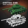 Ungiftiger Neuer Schwerer Panzer Bausteine Is-2 Klassische Serie Moc Steine T34-85 Mittlerer Panzer Modell Ww2 Gepanzerter Wagen Spielzeug Erwachsener Kinder Geschenk
