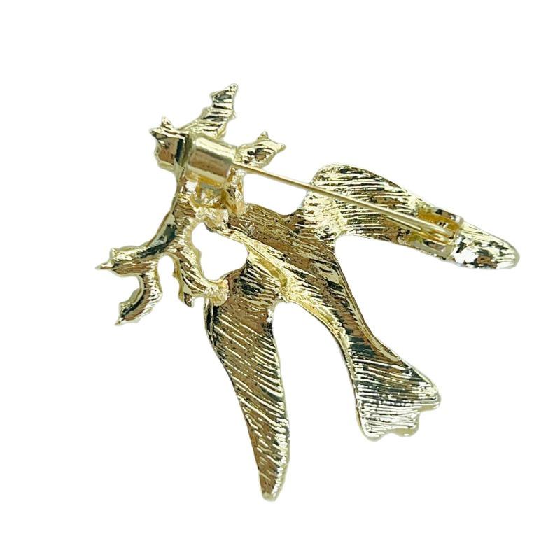 Peace White Dove Brooch Small-scale Collar Cover Accessory Anti-Glare Waist-Closure Button Pin Jewelry Brooch