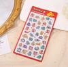 Pokemon Pikachu Stickers 3D Transparent Jelly Crystal Cartoon Anime Cute Decals For Diy Notebook Phone Diy Sticker Toy