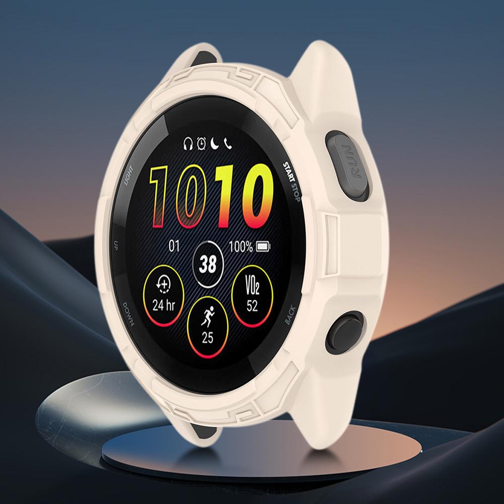 TPU Case Shockproof Protection Cover Anti-scratch Bumper Protector Shell Anti-Drop for Garmin Forerunner 265/Forerunner 265S