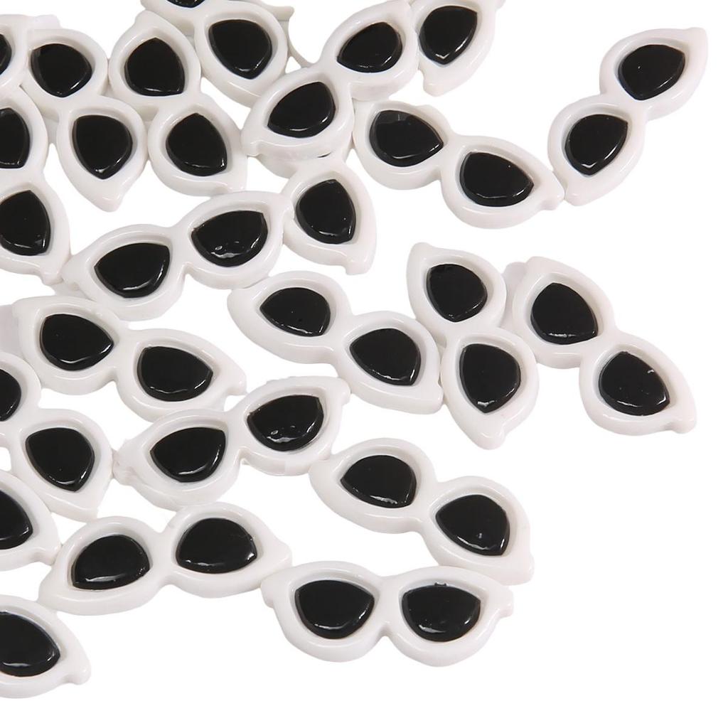 10 Buc. Acrilic Drăguț Cool Circular Ochelari Accesorii DIY