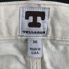 TELLASON Slim Straight White Denim Pants Men’s 30 Inseam 77cm USA(USED)