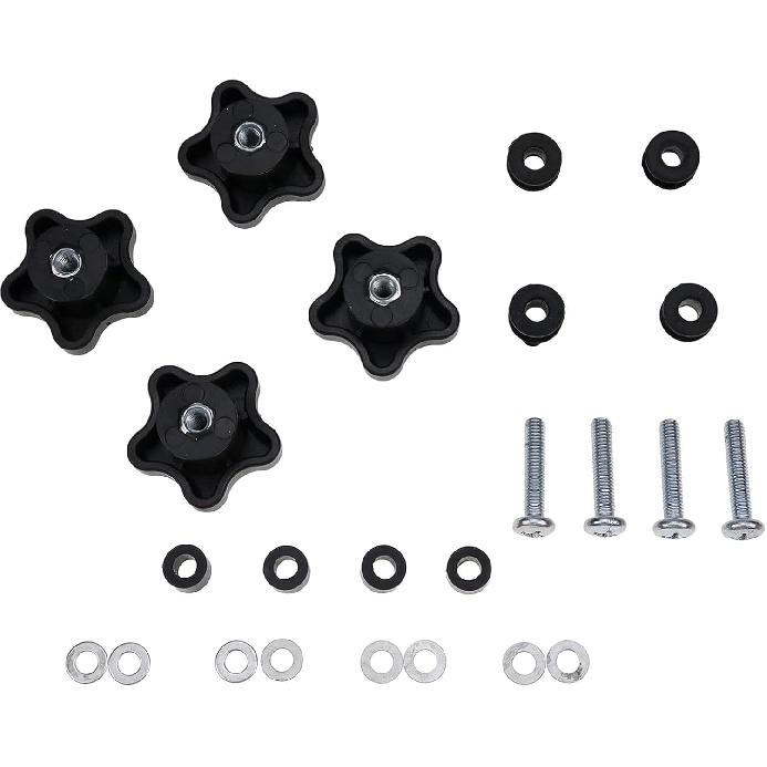 

4PCS Top Window Knob Kit 6681614 Compatible with Bobcat 751 753 763 773 863 864 873 883 963 A220 A300 S100 S130 S150 S160 S175 S185 S205 S220 S250