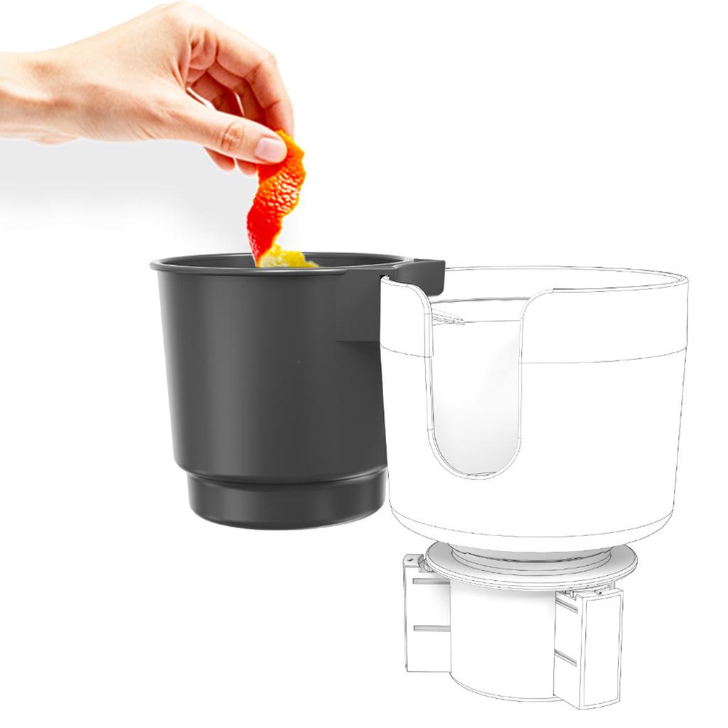 ABS Automotive Cup Holder With Builtin Organizer for Most Cars Interior Double Drink Container Designs