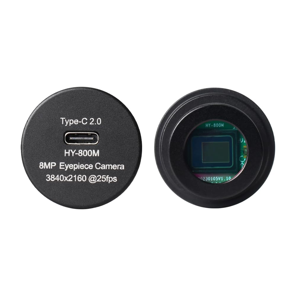 HAYEAR 8MP Digital Eyepiece Camera Microscope Video Camera Adapter USB2.0 + DIA30MM/30.5MM