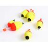6Pcs/lot EVA Fishing Floats for Sea Fishing Bobber Large Belly Floating for Effective Bobbing Striking Rock Fishing Light Stick 260319