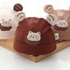 Cute Cartoon Knitted Hat Thickened Pullover Hat New Fontanelle Hat  Newborn