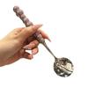 Stainless Steel Round Spoon Net Red Golden Dinner Long Handle Stirring Dessert Spoons for Kitchen Accessories Gadgets