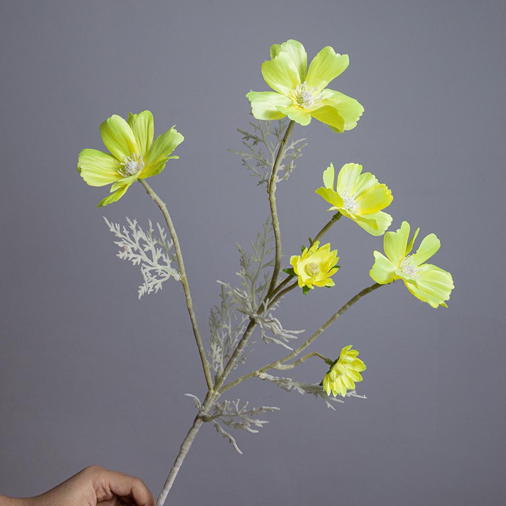 Artificial Single Stem Cosmos Flower Decoration for Home, Weddings, and Photography