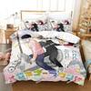 Anime Girl I Like Forgot Her Glasses Bedding Set Printed single Comforter Duvet Cover Pillow Case 3 Pieces Sets Kids Adult Size