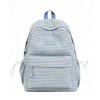 Schoolbag wholesale ins literary style small fresh plaid schoolbag female campus high school college student backpack autumn and winter travel back
