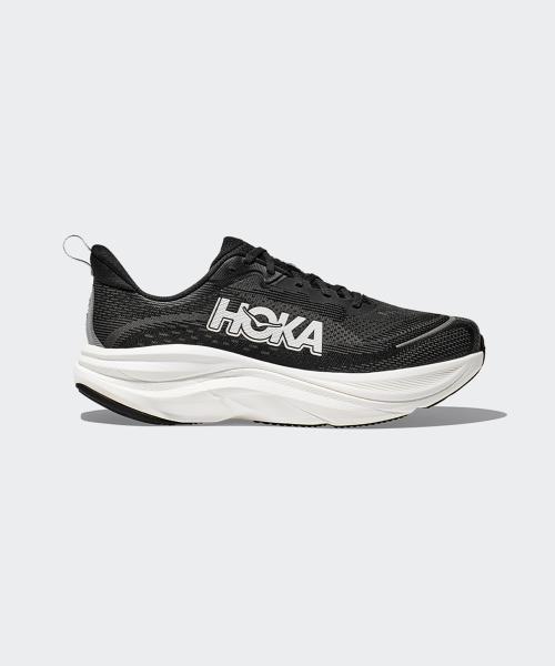 [Hoka] Men s Skyflow Wide - Black:White [1155117-BWHT] 250