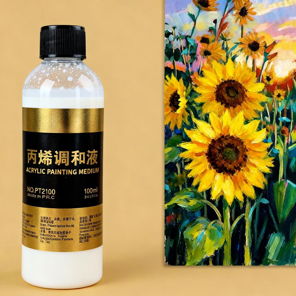 100ML Acrylic Paint Special Blend Liquid Water Powder Diluent Acrylic Pigment Dilute Chroma Medium Art Supplies