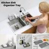 Flexible Silicone Drain Tray Kitchen Sink Organizer Specifications Flexible Part Name Note Package Content Features Silicone