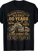 60th Birthday Gift T-Shirt for Men & Women - Funny 60 Years of Making Nice Drinks Slogan & Vintage Motorcycle Rider Design - Suitable for Milestone Ce