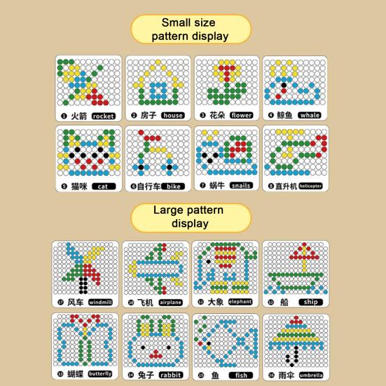 Tablă de Desen Magnetică cu Lovituri Design Urs Joc Interactiv cu Stilou cu Margele Model Schiță Tablă Portabilă Kit de Artă pentru Călătorii