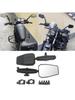 Faltbare Abenteuerspiegel für Westwind Off-Road-Motorradwinkel Einstellbar Lenker Rückspiegel ATV Zubehör