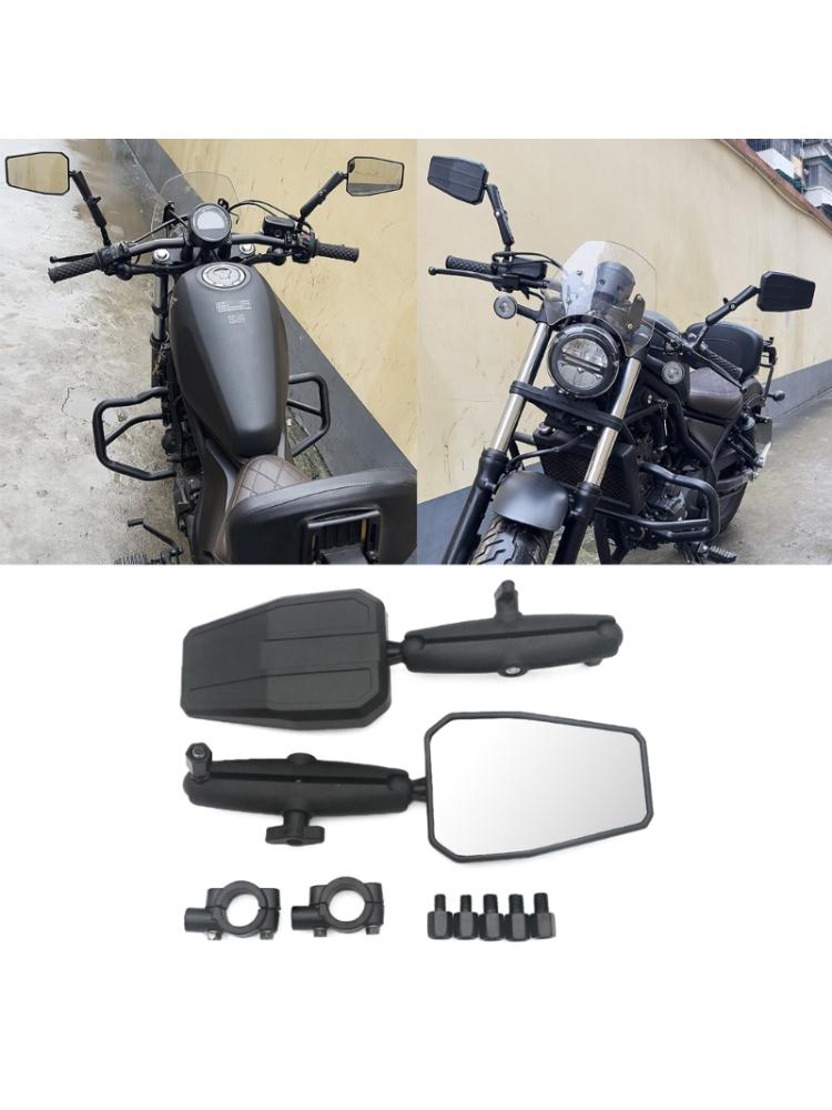 Faltbare Abenteuerspiegel für Westwind Off-Road-Motorradwinkel Einstellbar Lenker Rückspiegel ATV Zubehör