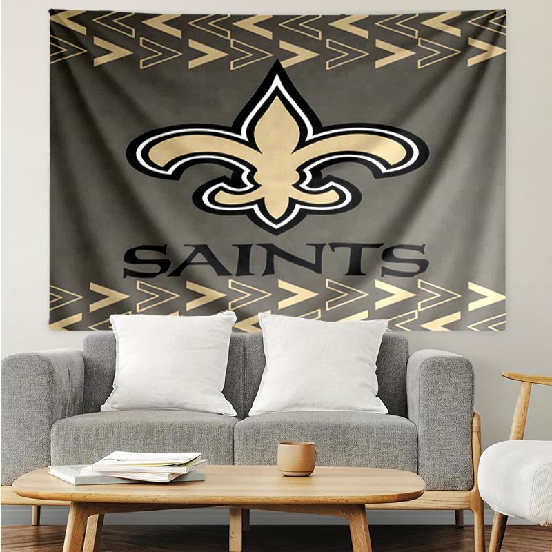Orleans Saints Logo Quick-Dry Tapestry Hanging for Bedroom,Livingroom, Playroom,Decor Art Room Wall Tapestry Holiday and Birthday Gifts