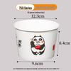 BEYIPIN Thickened Disposable Panda Paper Bowls, 750ml (50-pack)