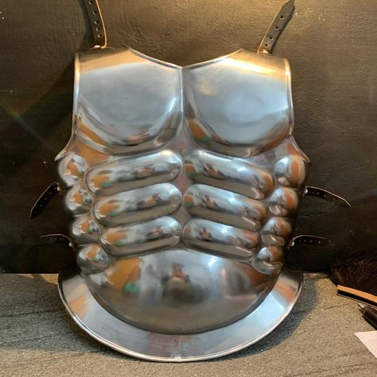 Medieval Knight Steel Muscle Armor Handmade Gladiator Chest Plate Cuirass Costume, Cosplay LARP Armor Gift