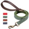 PU Leather Dog Leash 4.5ft Dog Leash Durable Pet Walking Lead Rope With Soft Touch Handle Strong For Small Medium Large Dogs Pug