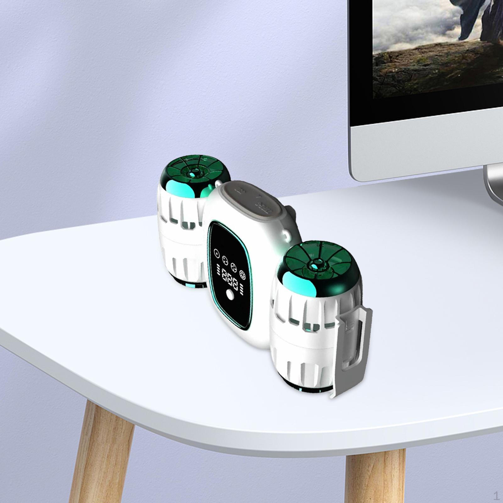 

Hands- Портативный вентилятор для приключений на природе белый